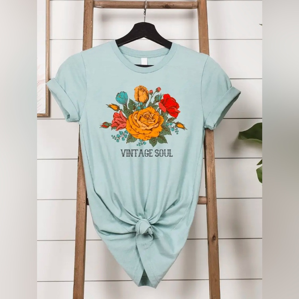 Vintage Soul Cotton/Poly Graphic Tee